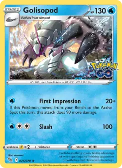 Golisopod, Pokémon GO 026