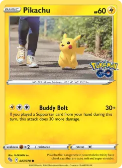 Pikachu, Pokémon GO 027