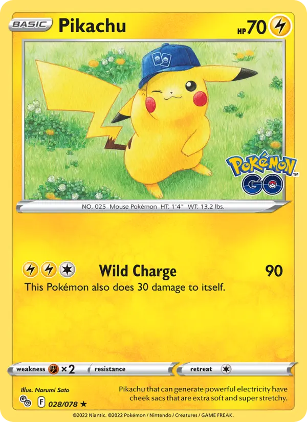 Pikachu, Pokémon GO 028
