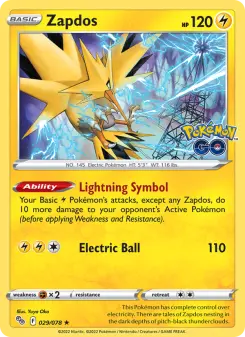 Zapdos, Pokémon GO 029