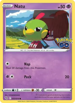 Natu, Pokémon GO 032