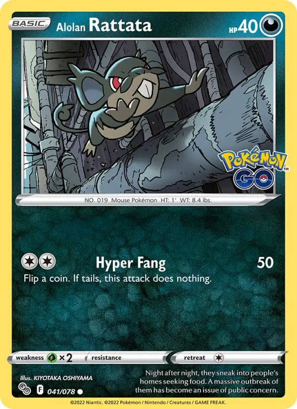Alolan Rattata, Pokémon GO 041