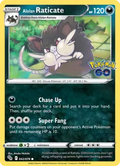 Alolan Raticate, Pokémon GO 042