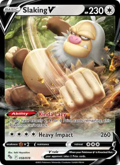 Slaking V, Pokémon GO 058