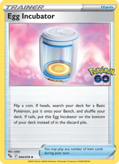 Egg Incubator, Pokémon GO 066