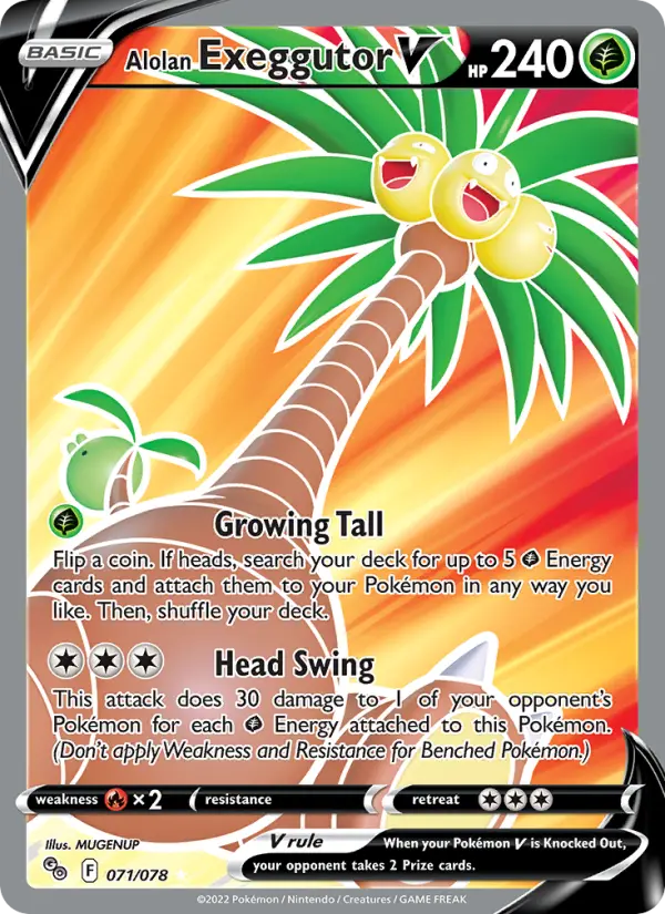 Alolan Exeggutor V, Pokémon GO 071