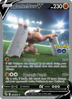 Conkeldurr V, Pokémon GO 074