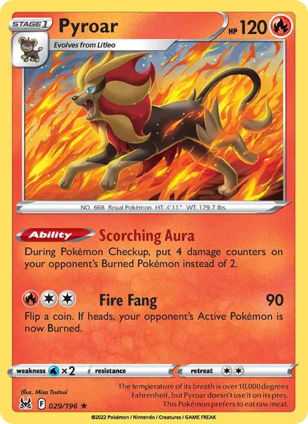Pyroar, Lost Origin 029