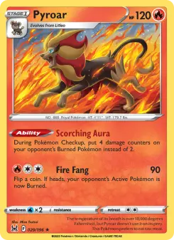 Pyroar, Lost Origin 029