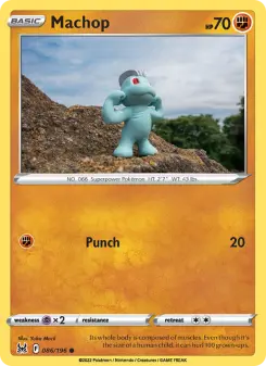 Machop, Lost Origin 086