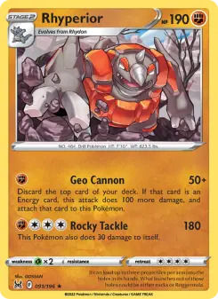 Rhyperior, Lost Origin 091