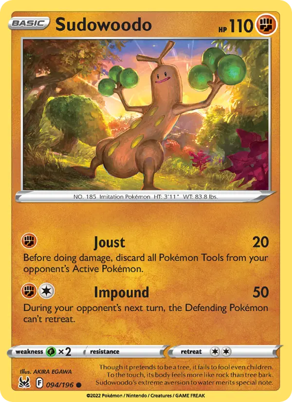 Sudowoodo, Lost Origin 094
