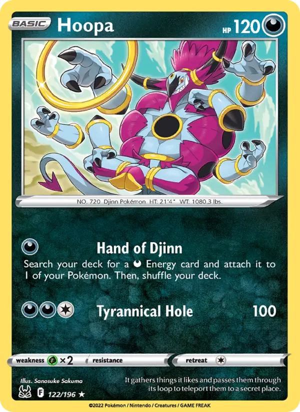 Hoopa, Lost Origin 122
