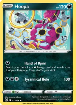 Hoopa, Lost Origin 122