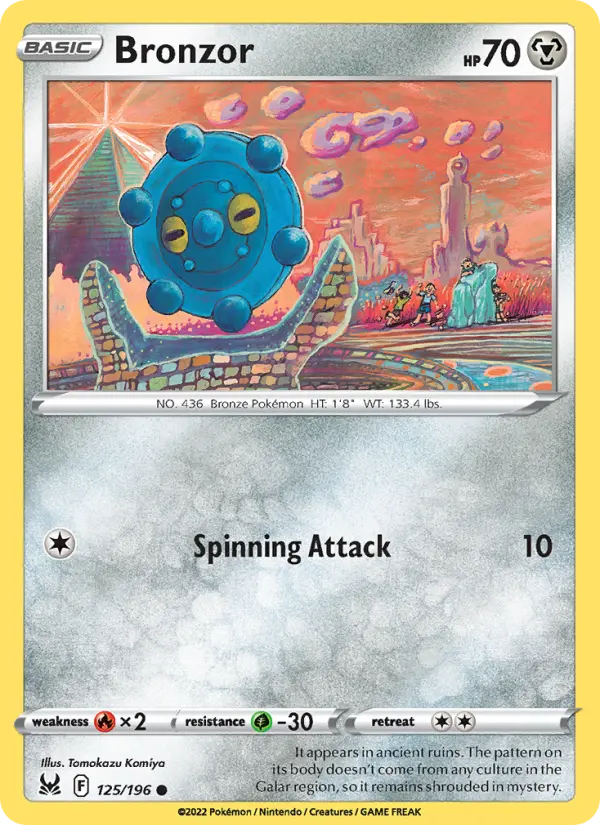 Bronzor, Lost Origin 125