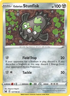 Galarian Stunfisk, Lost Origin 127