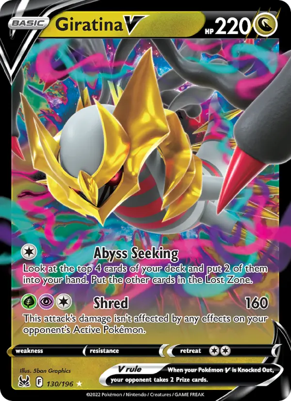 Giratina V, Lost Origin 130