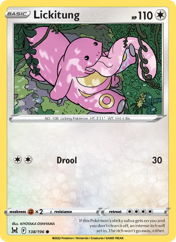 Lickitung, Lost Origin 138