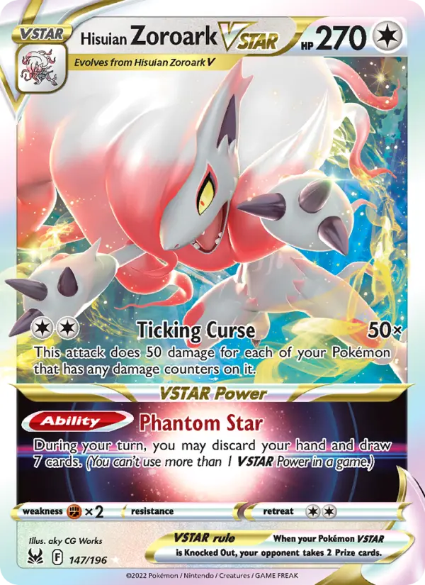Hisuian Zoroark VSTAR, Lost Origin 147