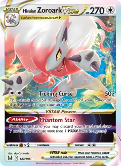 Hisuian Zoroark VSTAR, Lost Origin 147