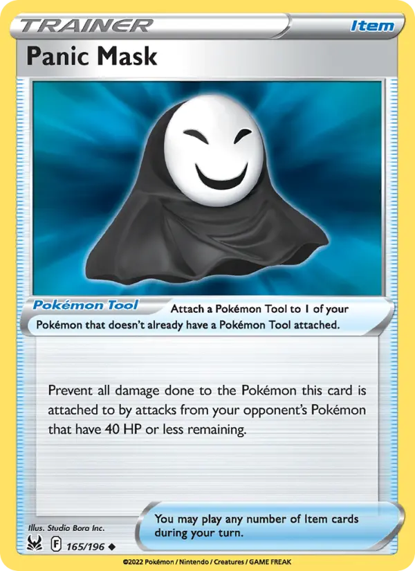 Panic Mask, Lost Origin 165