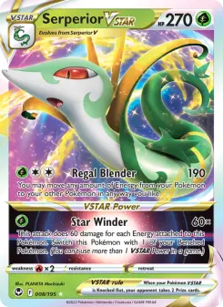 Serperior VSTAR, Silver Tempest 008