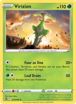 Virizion, Silver Tempest 014