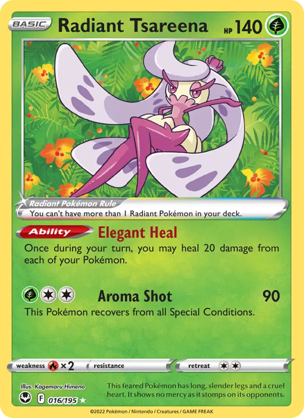 Radiant Tsareena, Silver Tempest 016