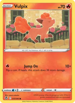 Vulpix, Silver Tempest 017