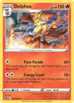 Delphox, Silver Tempest 027