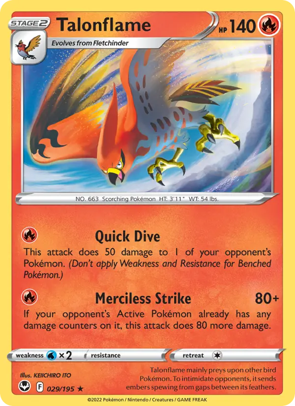 Talonflame, Silver Tempest 029
