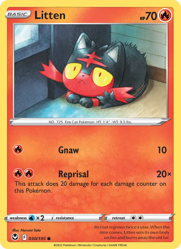 Litten, Silver Tempest 030