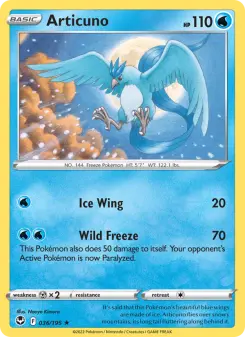 Articuno, Silver Tempest 036