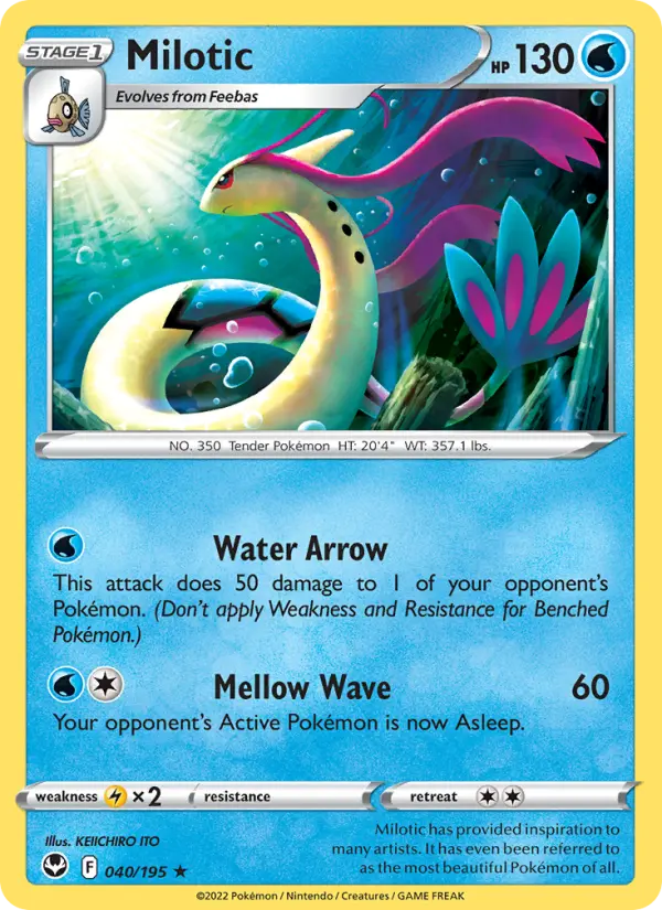 Milotic, Silver Tempest 040