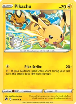 Pikachu, Silver Tempest 049