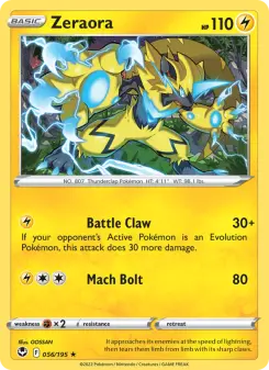 Zeraora, Silver Tempest 056