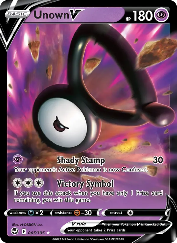 Unown V, Silver Tempest 065