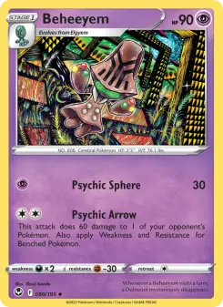 Beheeyem, Silver Tempest 080