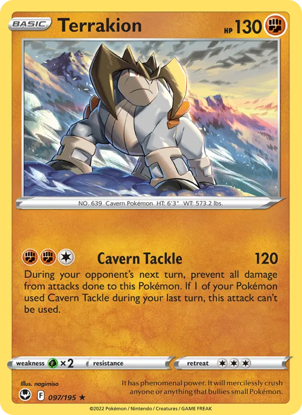 Terrakion, Silver Tempest 097
