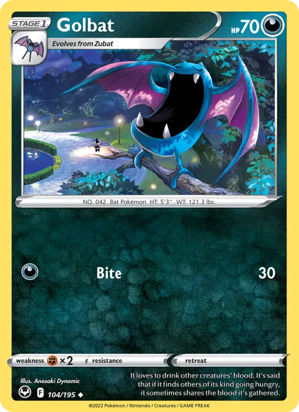 Golbat, Silver Tempest 104