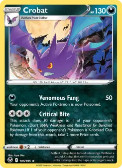 Crobat, Silver Tempest 105