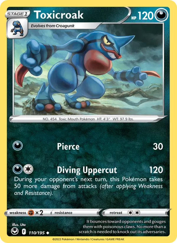 Toxicroak, Silver Tempest 110