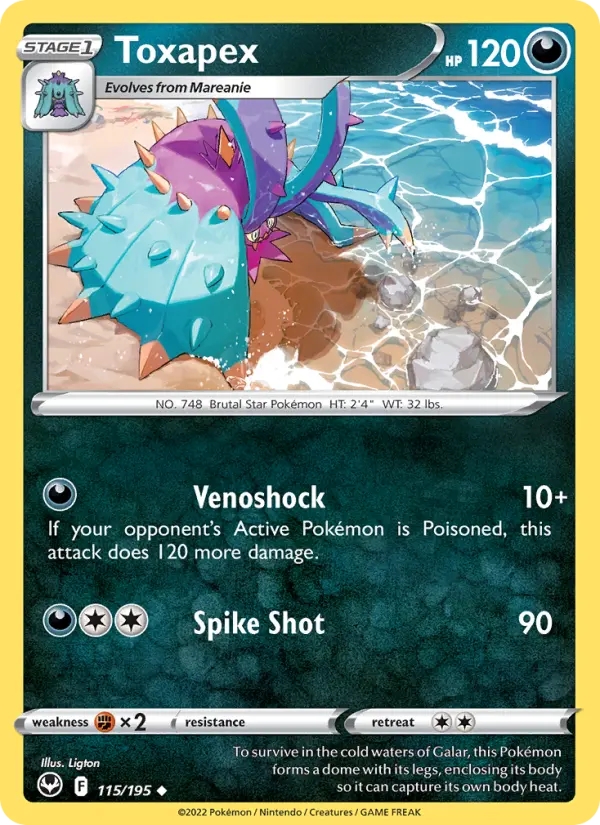 Toxapex, Silver Tempest 115