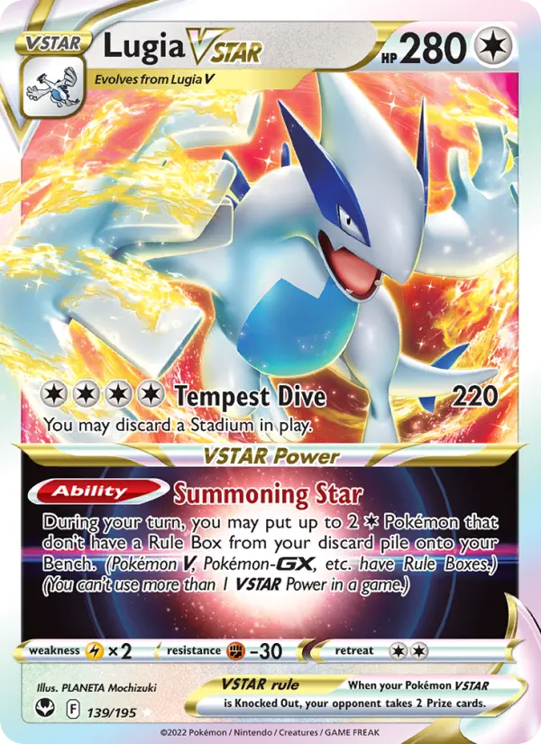Lugia VSTAR, Silver Tempest 139