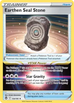 Earthen Seal Stone, Silver Tempest 154