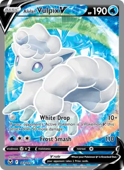 Alolan Vulpix V, Silver Tempest 173