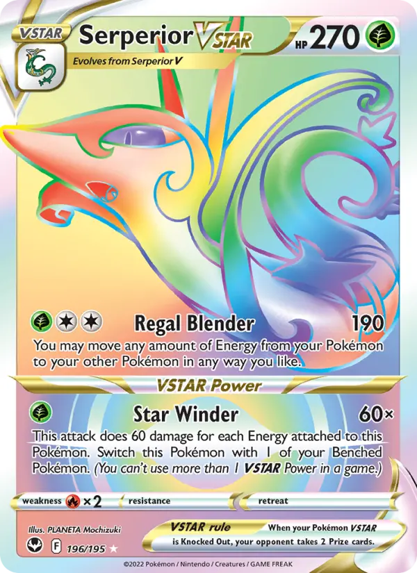 Serperior VSTAR, Silver Tempest 196
