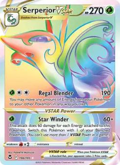 Serperior VSTAR, Silver Tempest 196