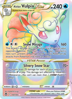 Alolan Vulpix VSTAR, Silver Tempest 197