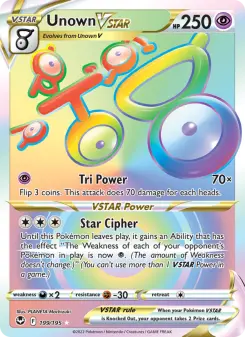 Unown VSTAR, Silver Tempest 199